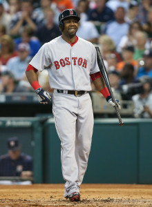 Jul 23, 2015; Houston, TX, USA; Boston Red Sox right fielder Alejandro De Aza (31) during the game against the Houston Astros at Minute Maid Park. Mandatory Credit: Troy Taormina-USA TODAY Sports