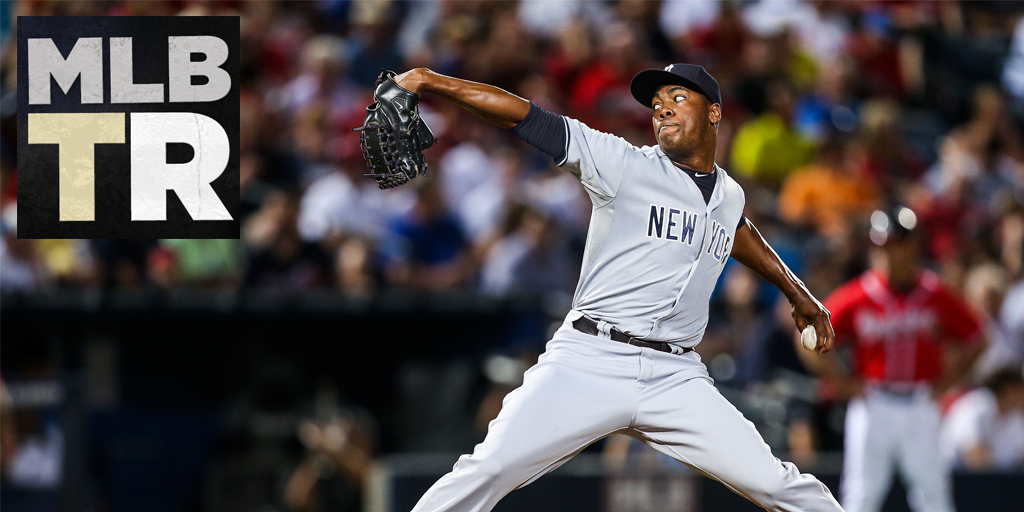 Yankees Acquire Aroldis Chapman, a Potent Arm With Baggage in Hand