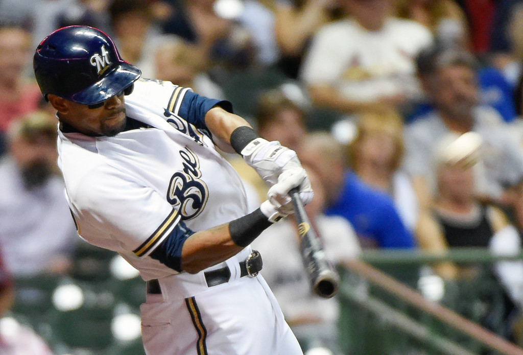 Oakland A's acquire Khris Davis from Brewers for Jacob Nottingham