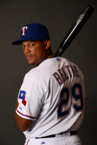 Feb 28, 2016; Surprise, AZ, USA; Texas Rangers third baseman <a rel=