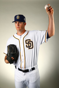 Feb 26, 2016; Peoria, AZ, USA; San Diego Padres pitcher Drew Pomeranz poses for a portrait during photo day at Peoria Stadium. Mandatory Credit: Mark J. Rebilas-USA TODAY Sports