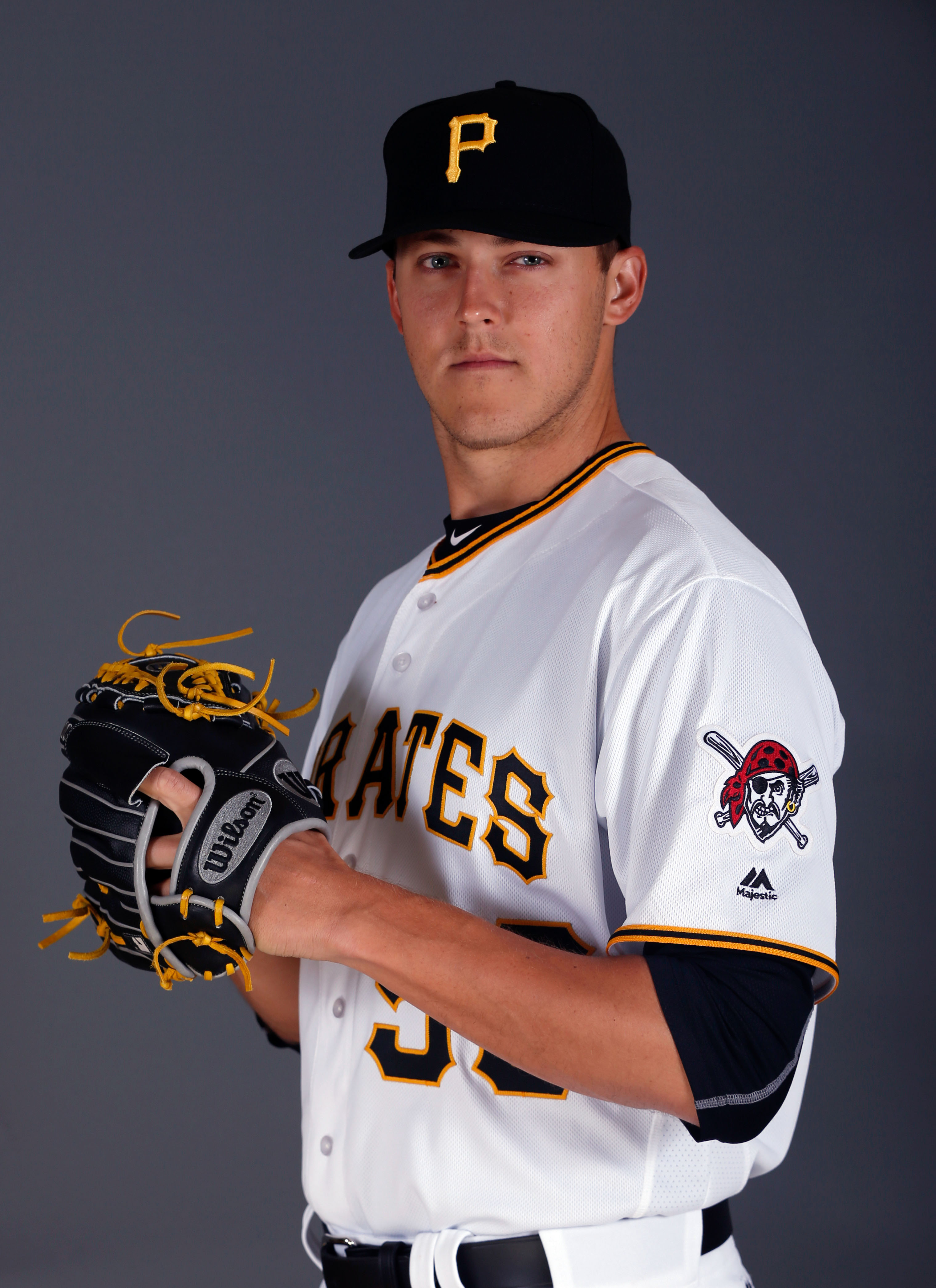 Jameson Taillon of the Pittsburgh Pirates poses during Photo Day on News  Photo - Getty Images