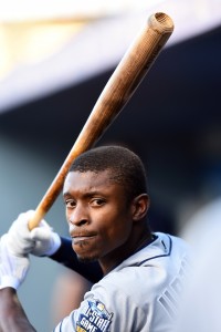 Los Angeles, CA, USA; San Diego Padres left fielder Melvin Upton Jr. (2) in the dugout before the game against the Los Angeles Dodgers at Dodger Stadium. Mandatory Credit: Jayne Kamin-Oncea-USA TODAY Sports