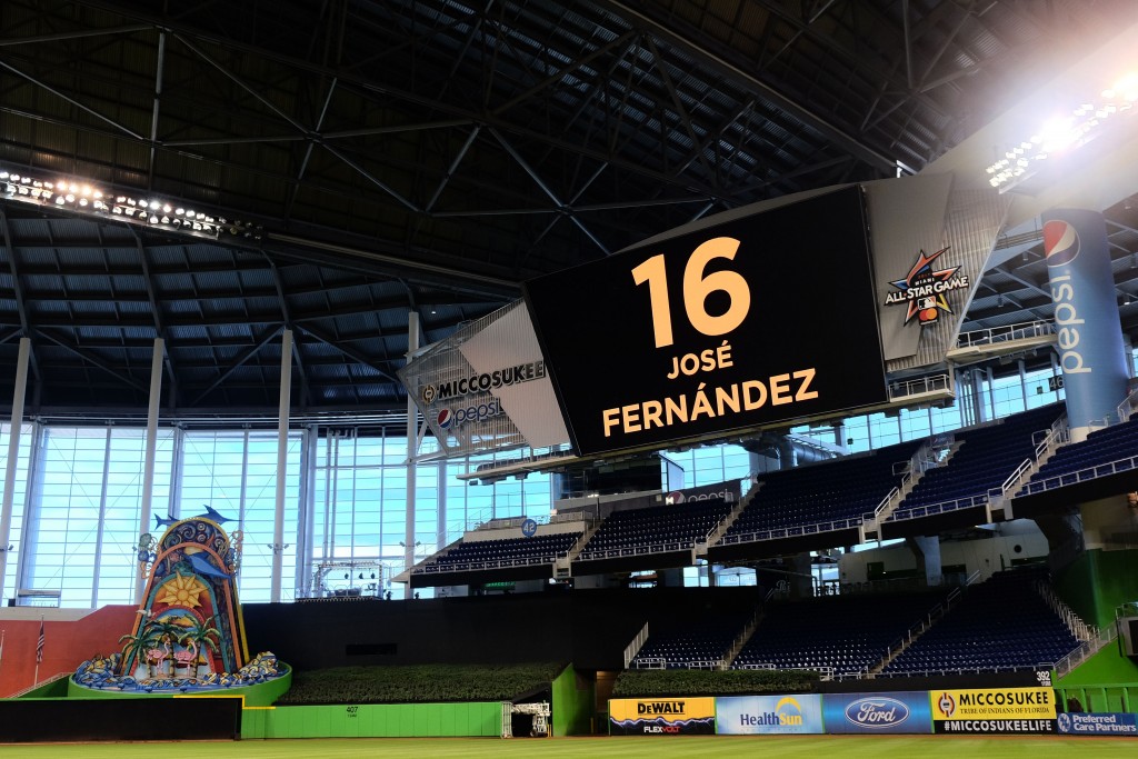 Marlins Retire Jose Fernandez's No. 16