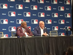 Dusty Baker and Mike Rizzo
