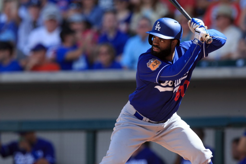 Dodgers' Andrew Toles arrested after sleeping behind Florida airport