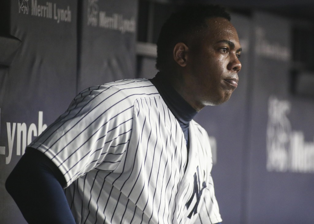Yankees' Aroldis Chapman' confident he won't miss too much time due to  infected Tattoo