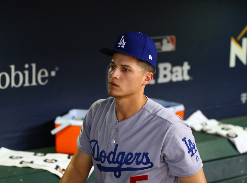Corey Seager Team-Issued 2015 Home Jersey