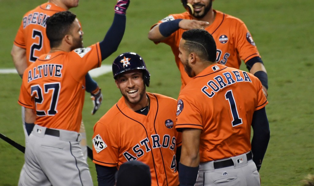 Astros stars Springer, Altuve, Correa, Bregman knock it out of the