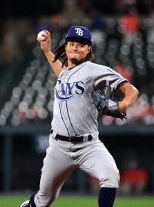 Chris Archer, Tampa Bay Rays, and his parents.