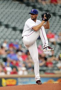 Derek Holland and Cole Hamels