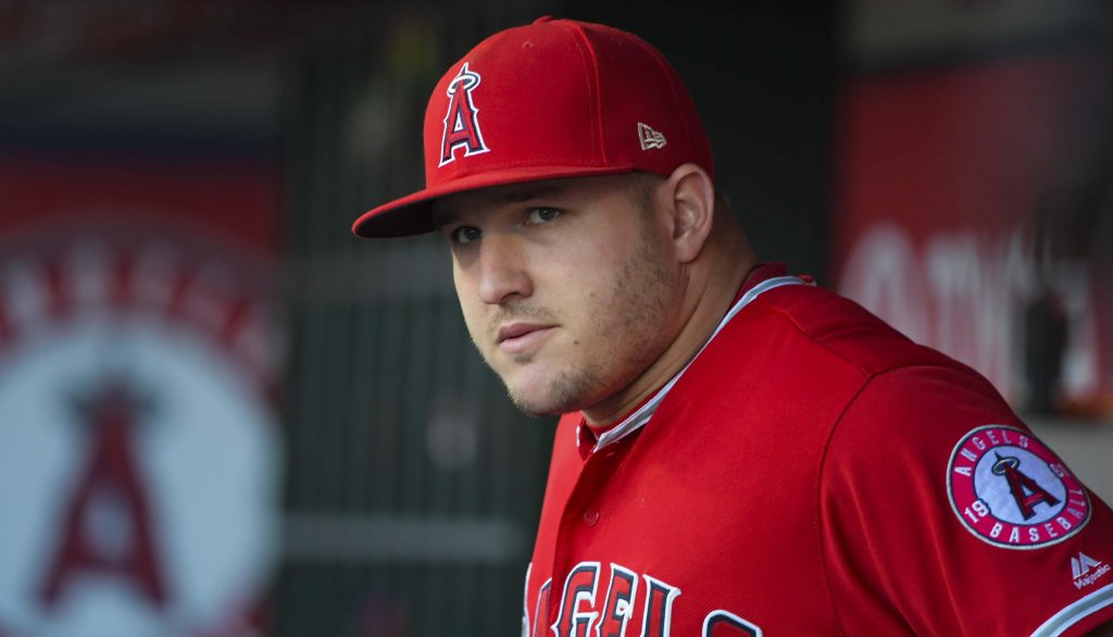 A última lesão nas costas de Mike Trout