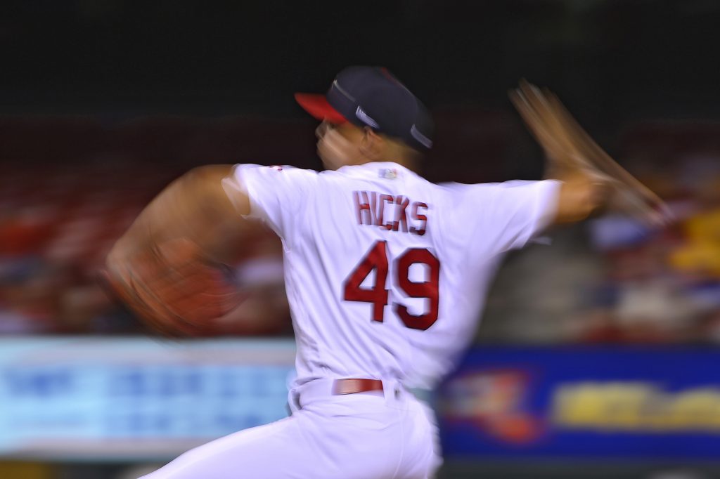 Jordan Hicks throwing 105 mph creates a question: How fast can they  eventually throw? - The Athletic