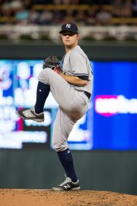 First look at Sonny Gray in Yankee pinstripes