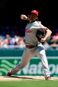 Ever reliable Phillies pitcher Aaron Nola hasn't missed a start