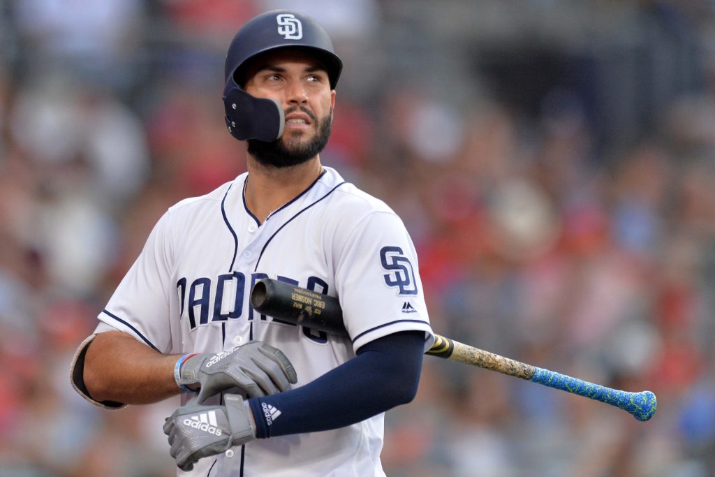 Padres' Eric Hosmer on launch angle, adjusting to the NL, his walk