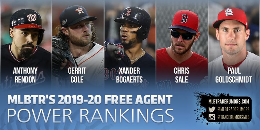 2019-20 MLB Free Agent Power Rankings - MLB Trade Rumors