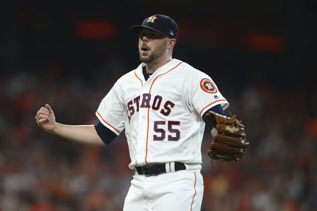 Ryan Pressly, Astros agree to two-year contract extension