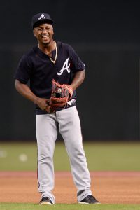 Ozzie Albies (Team-Issued or Game-Used) 2019 Atlanta Braves Hank