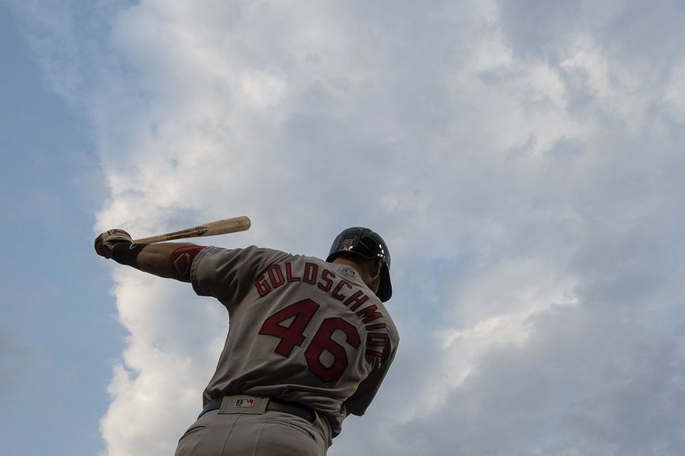Paul Goldschmidt Home Run Baseball Swing Slow Motion Hitting