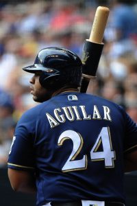 Jesus Aguilar | Michael McLoone-USA TODAY Sports