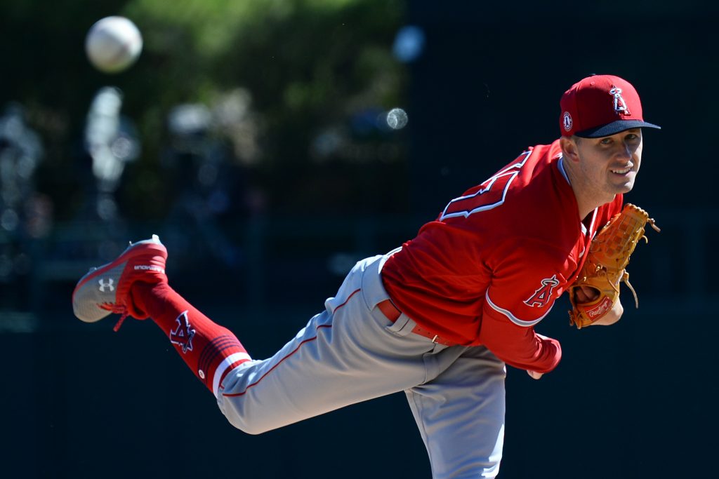 2019 Griffin Canning's Los Angeles Angels Game Worn White