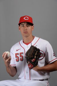 Robert Stephenson Cincinnati Reds Game-Used #55 White Jersey with 150 Patch  During Games Played on May 18th and 27th and July 4th During the 2019 MLB  Season - Size 46 - DNP