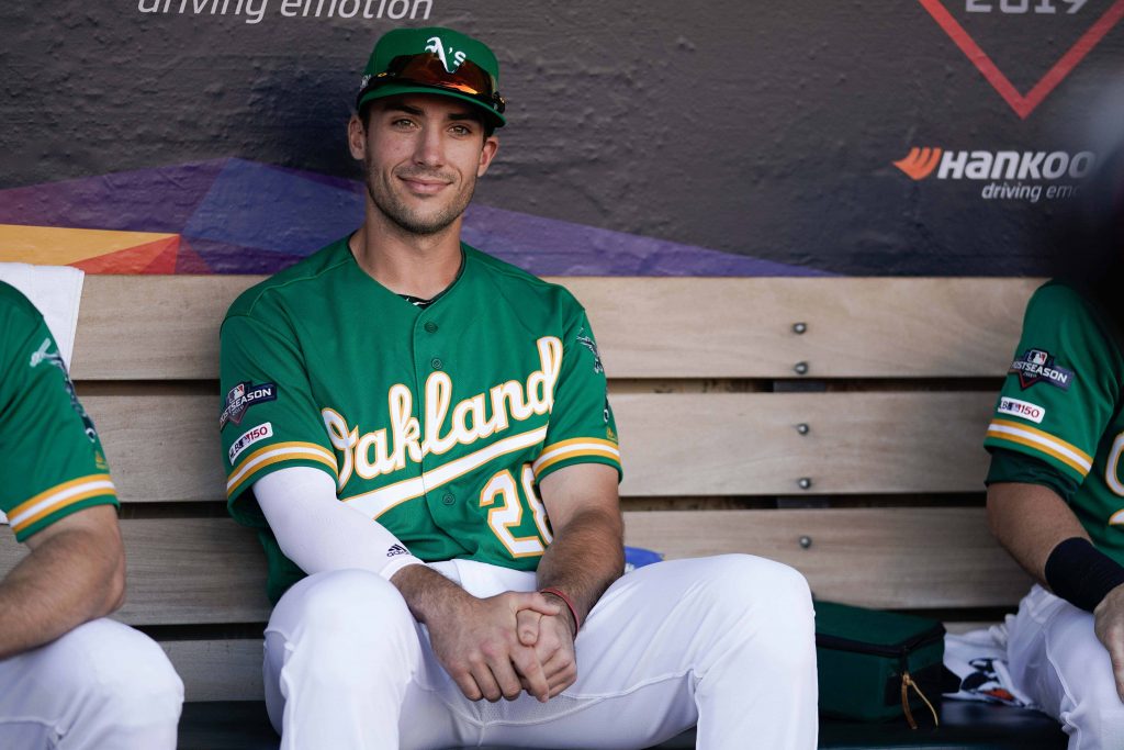 Matt Olson is in Oakland because David DeJesus left the A's