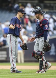 Taylor Rogers, Mitch Garver | Wendell Cruz-USA TODAY Sports