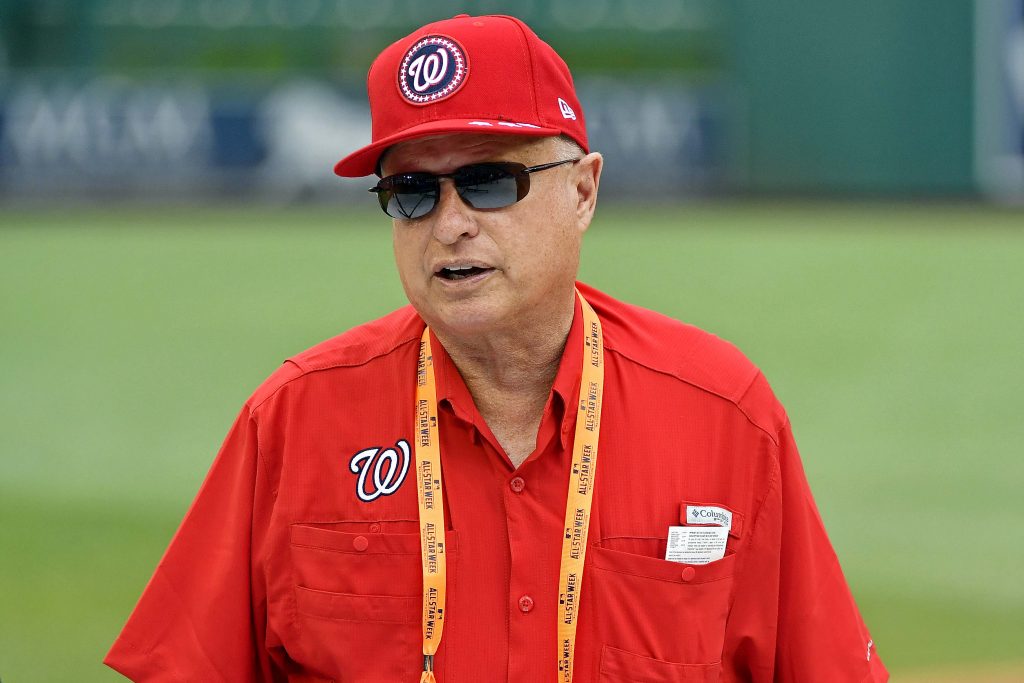 Washington Nationals Managing Owner Ted Lerner (R) and his wife Annette  watch as Stephen Strasburg, the top selection in the 2009 MLB First Year  Player Draft, is introduced as the newest member