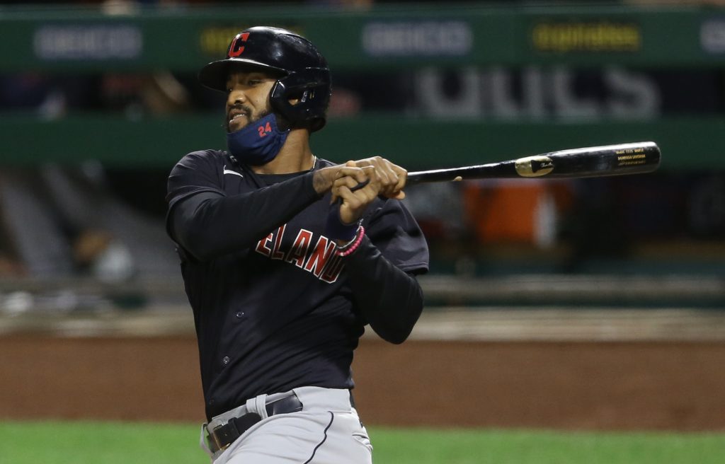 Domingo Santana clubs first major-league home run in Astros' win