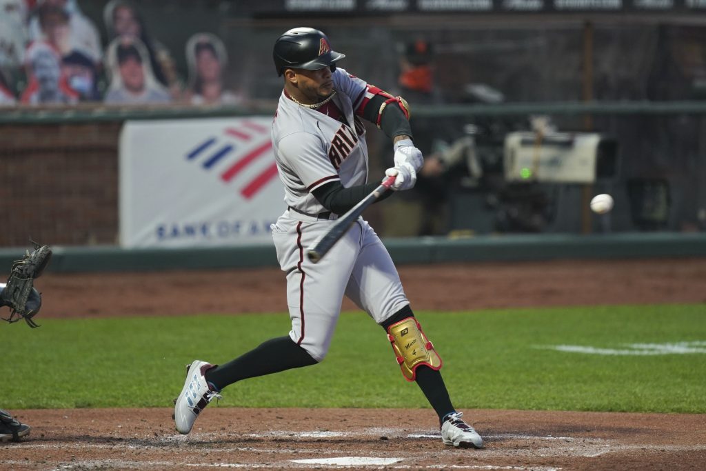 Ketel Marte leaves Diamondbacks’ game early with apparent leg injury