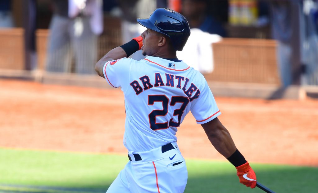 Michael Brantley Houston Astros Navy Blue Name And Number Short