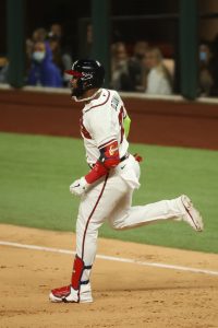 Marcell Ozuna selfie during HR 