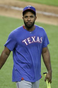 Red Team-Issued Jersey - Elvis Andrus - 10/8/19