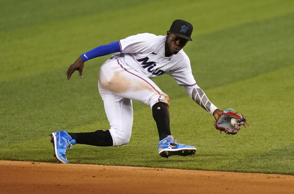 Jazz Chisholm, the swaggiest player in baseball? 👀 he's got the drip off  the field and his cleat/glove game is truly elite 🔥