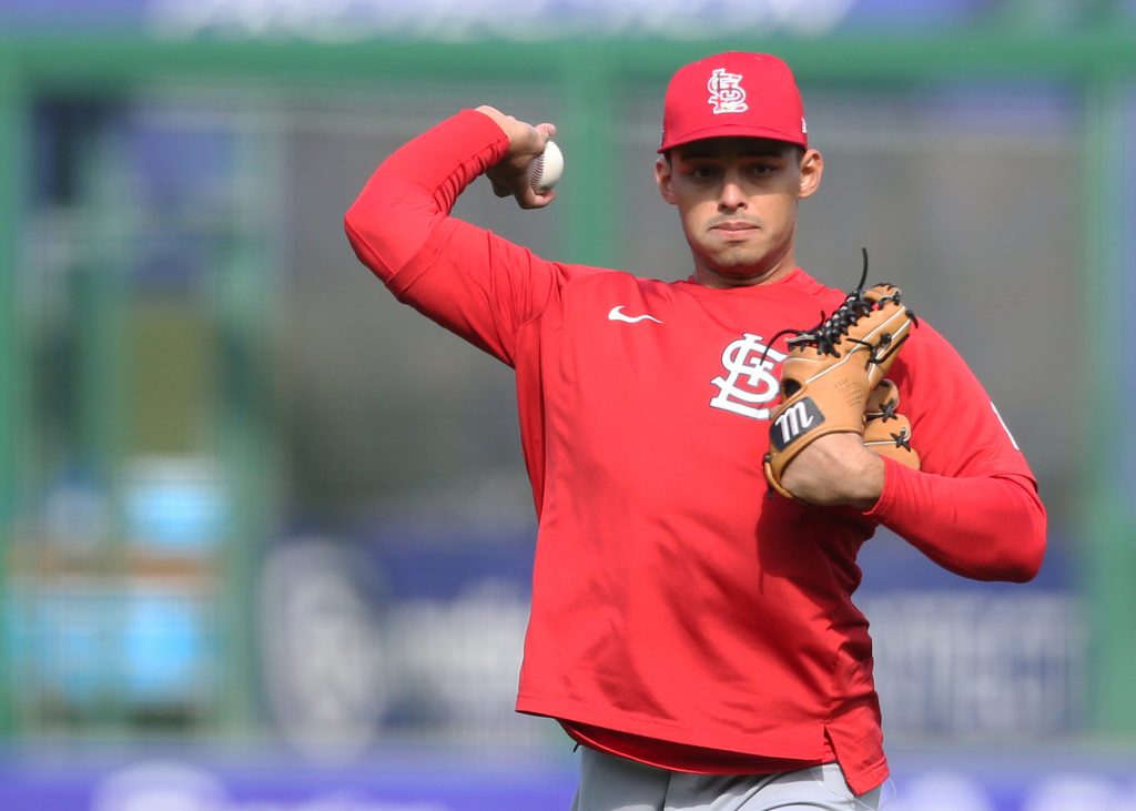 Cardinals reliever Jordan Hicks talks about working way back into action 