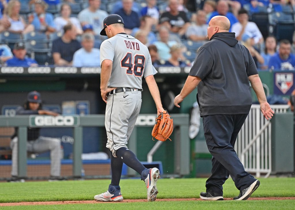Matthew Boyd Exits Start Due To Triceps Issue MLB Trade Rumors