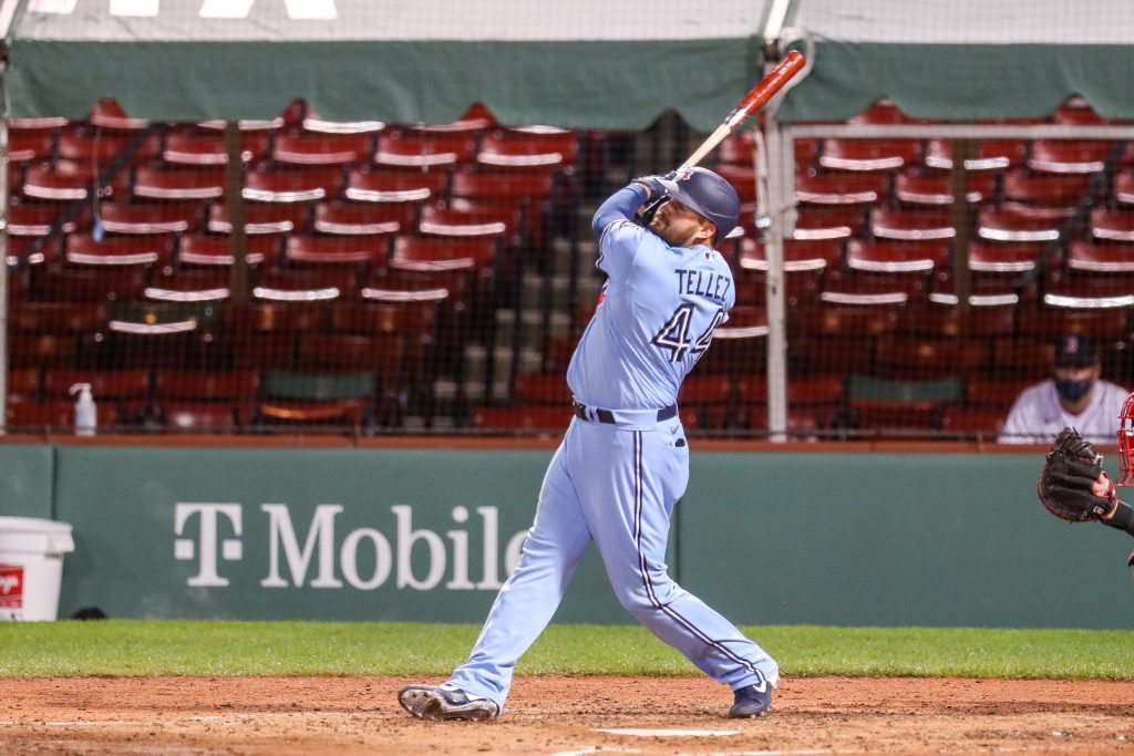 Going, going … girl! Rowdy Tellez lends his mighty swing to help Blue Jays  fans with their baby's gender reveal - The Athletic