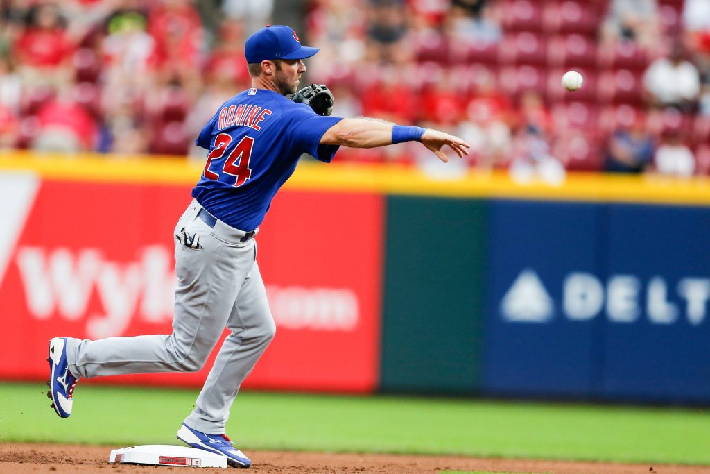 Cubs activate David Bote, designate Andrew Romine for assignment