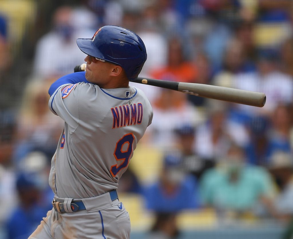 New York Mets Brandon Nimmo hits a home run - Gold Medal Impressions