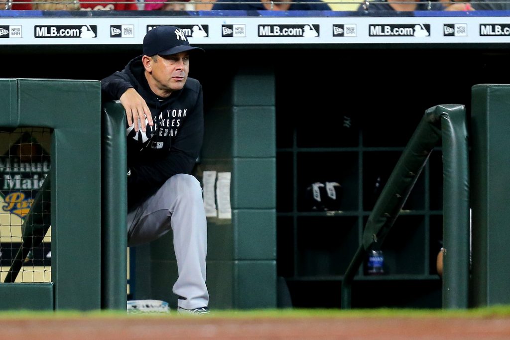 Yankees re-sign manager Aaron Boone to a three-year contract extension -  The Globe and Mail