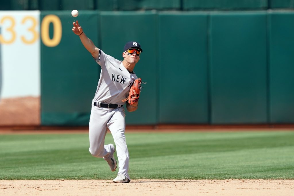 Yankees recall Andrew Velazquez, option Albert Abreu