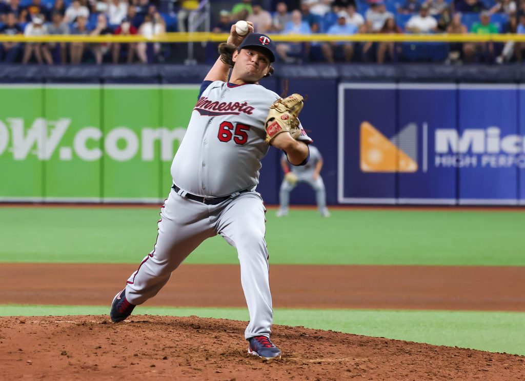 FOX Sports: MLB on X: Unfortunate scene: The T has fallen off of the  jersey of Great Britain pitcher Ian Gibaut.  / X