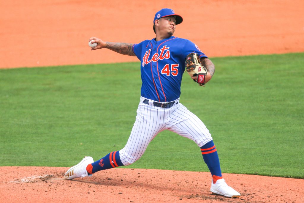 NY Mets pitcher Carlos Carrasco is training hard for a rebound season in  2022