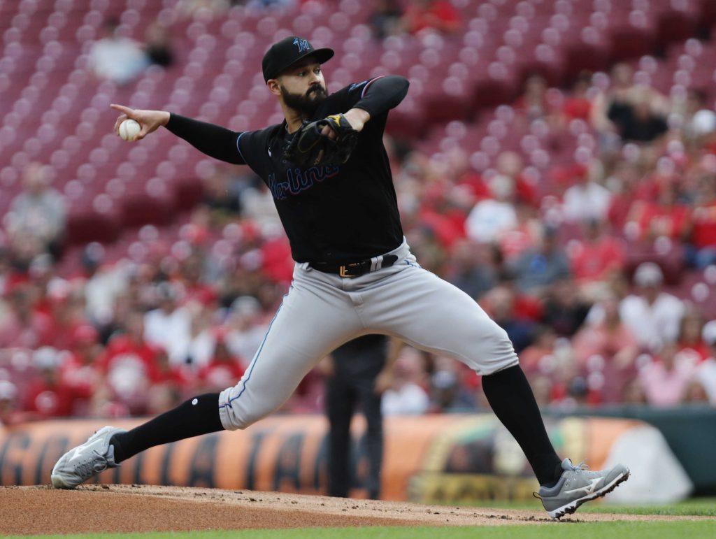 Marlins rookie Meyer leaves game after Soler goes on IL - The San