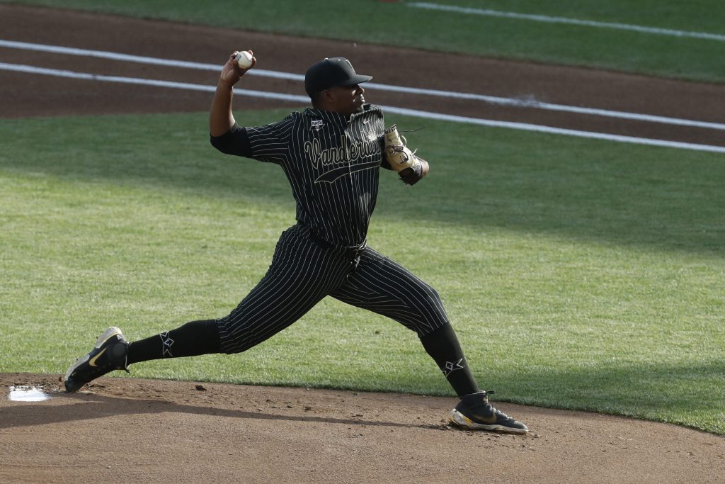 Pitcher Kumar Rocker, The Texas Rangers' Top Draft Pick, Sets A