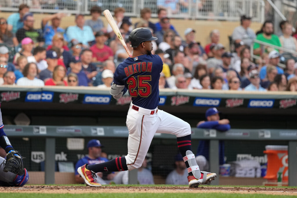 Twins carefully manage Byron Buxton's playing time as outfielder