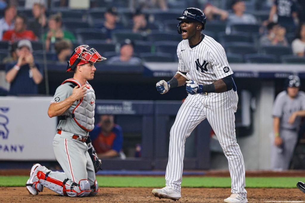 Yankees place Tim Locastro on IL, call up Estevan Florial
