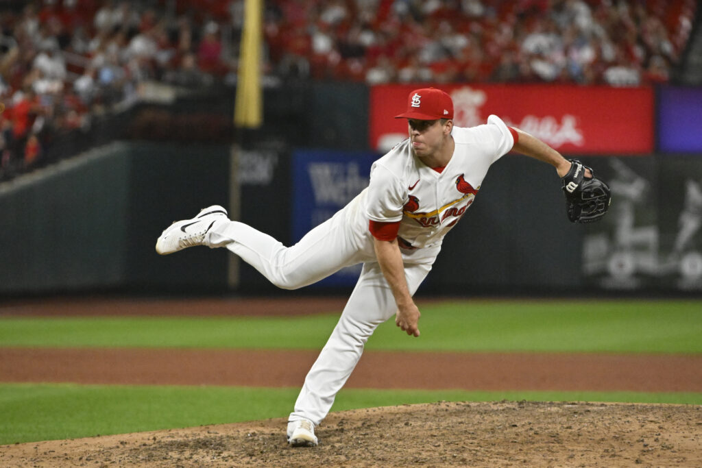 Cardinals' Helsley on injured list with strained right forearm